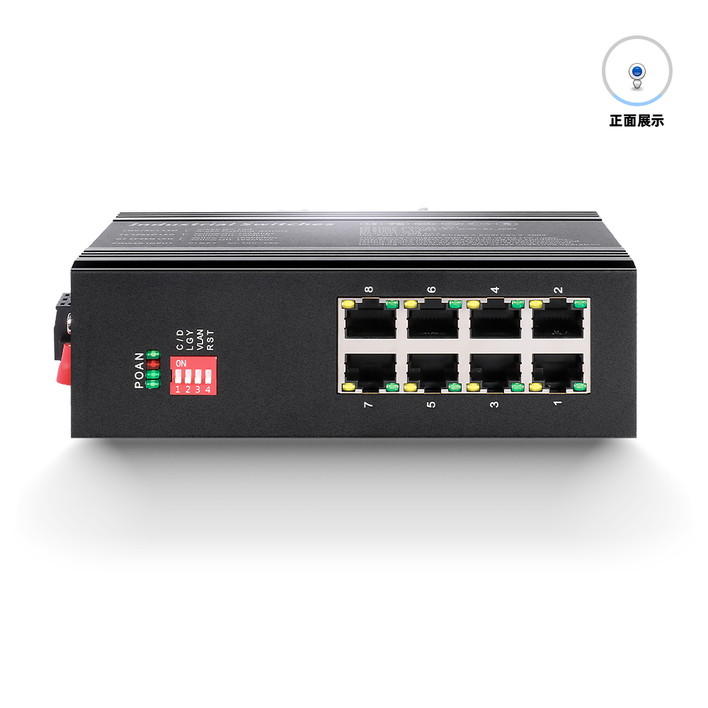 8*10/100/1000Base-T Industrial Ethernet Switches