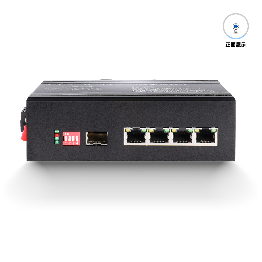 1*1000Base-X, 4*10/100/1000Base-T Industrial Ethernet Switches