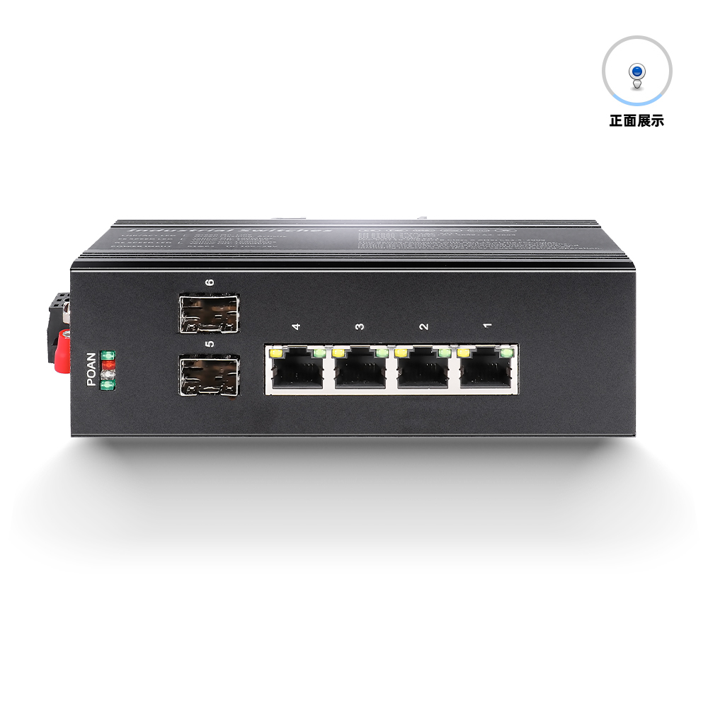 2*1000Base-X, 4*10/100/1000Base-T Industrial Ethernet PoE Switches