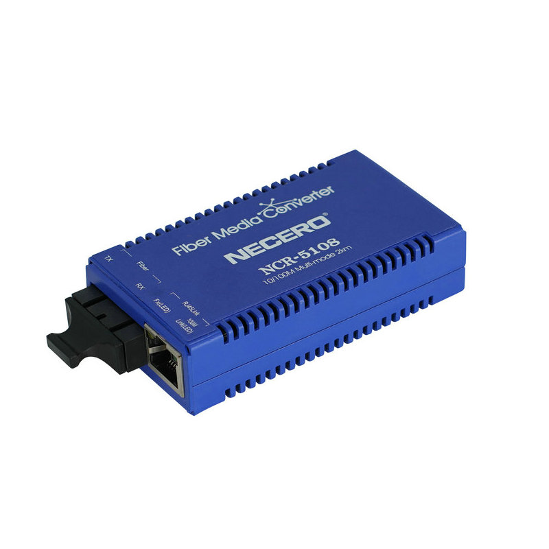 NCR-5108T 100M multi-mode duplex fiber 2 Ethernet  ports